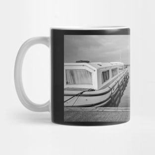 Holiday cruiser on the Norfolk Broads Mug